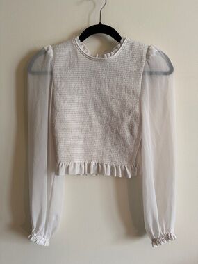 Aritzia Wilfred Tempest Blouse size small